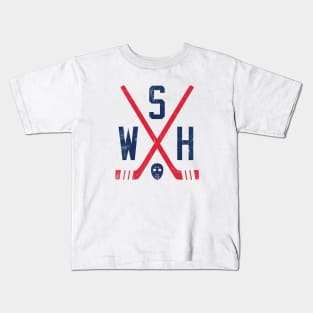 WSH Retro Sticks - White Kids T-Shirt